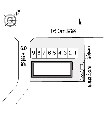 ★手数料０円★湖南市岩根中央１丁目　月極駐車場（LP）